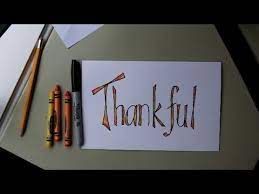 Just enough to make an indentation. How To Make A Thanksgiving Card Place Setting Card Scrapbook Lettering Easy Lesson Youtube