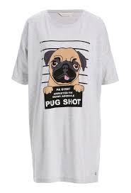 Pug Mug Shot Sleep Tee Peter Alexander Kids Sleepwear Sleepwear Women Comfy Outfits