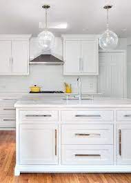 Sleek Cabinet Handles Traditional Kitchen Design Finish Kitchen Cabinets White Kitchen Cabinet Handles