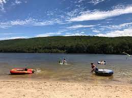 Cabin rental includes sheets, towels, kitchen utensils, and firewood. Cabin Picture Of Tuscarora State Park Barnesville Tripadvisor