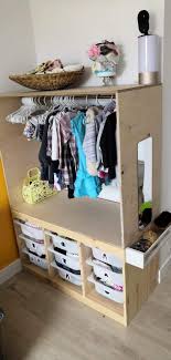 Montessori Wardrobe Diy Kinderbett Kinder Kleiderschrank Kinderkleiderschrank