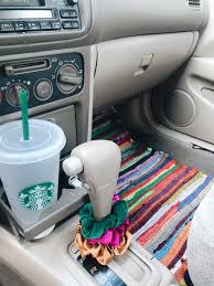 Easy Way To Decorate Your Car Scrunchies A Cute Reusable Cup That You Ll Actually Use And 3 Floor Mats From Ollie S Susse Autos Auto Innenraum Und Autos