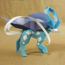 Pokemon Papercraft Suicune Papercraft Pokemon Papercraft Download Paper Toy Disney