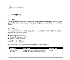 Project Plan Template For Word Free Download Projectmanager