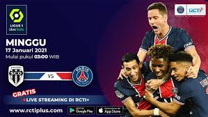 French ligue 1 match angers vs psg 16.01.2021. Link Live Streaming Angers Vs Psg Di Rcti