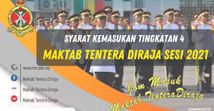 • permohonan adalah terbuka untuk semua warganegara malaysia yang berumur 18 tahun keatas dan tidak melebihi 25 tahun pada. Syarat Kemasukan Ke Tingkatan 4 Di Maktab Tentera Diraja Sesi 2021 Edu Bestari
