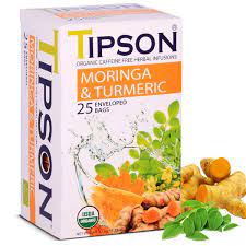 Moringa Turmeric 25 Bags Best Herbal Tea Herbalism Turmeric