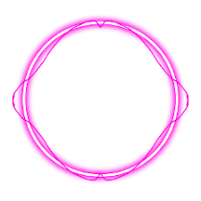 Neon Round Blue Freetoedit Circle Frame Border Geometri Circle Frames Neon Png Neon