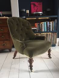 Beautiful Victorian Velvet Buttoned Back Nursing Chair Valentine Ebay Nursing Chair Chair Antique Chairs