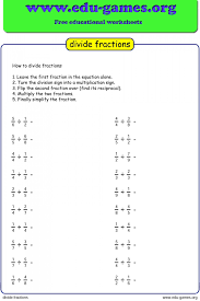 4 Worksheet Free Math Worksheets Fifth Grade 5 Fractions Multiplication Division Multiply Imp Free Math Worksheets Math Worksheets Fractions Worksheets