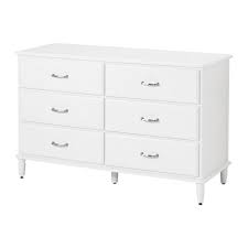 Tyssedal 6 Drawer Dresser White 50x31 7 8 127x81 Cm Ikea Chest Of Drawers 6 Drawer Dresser Dresser Drawers