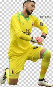 Portero del futbolista milan, diverso, deporte, equipo deportivo png. Gianluigi Donnarumma Png Klipartz