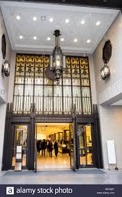 Decorative Art Deco Lighting In The Foyer Of The Isetan Shinjuku Stock Photo Alamy