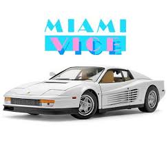 Mounting huge cameras in unlikely places to get the ferrari classiche and ferrari north america authenticated it, and those documents are included with. Miami Vice Ferrari Testarossa Miami Beach Pinterest Ferrari Testarossa Miami Vice Cars Movie