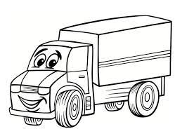 coloriage camion a colorier dessin imprimer de heurtoir lapin