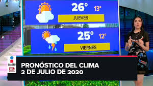 Jul 04, 2021 · pronóstico del tiempo para el resto del día de hoy. Clima Para Hoy 2 De Julio De 2020 Youtube