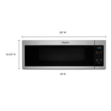 The touchscreen provides instant access to settings your family uses most. Whirlpool Wml35011ks 1 1 Cu Ft Low Profile Microwave Hood Combination Wml35011ks Appliance Direct