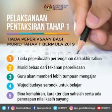 • penumpuan kepada kemahiran 4m (membaca, menulis, mengira dan penerangan berkaitan pbd tahap 1 dan konsep pemansuhan amalan peperiksaan murid tahap 1 perlu diadakan di peringkat jpn dan ppd.• Tiada Peperiksaan Di Tahap 1 Tahun 1 2 3 Satu Percubaan Yang Realistik Supyan Hussin S Blog
