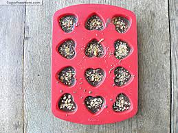 Some people literally think diabetics cannot eat anything tasty but some special dry and tasteless foods. Valentine Peanut Butter Cups Gluten Free Dairy Free Diabetic Friendly Sugarfreemom Com Dairy Free Peanut Butter Cups Diabetic Friendly