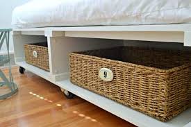 This diy upholstered headboard and do it yourself platform bed frame can be put together with this easy diy project. Building A Diy Platform Bed With Tons Of Storage And Wheels