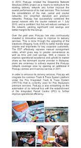 After two years, pos laju was formed and became one of the strategic business units of pos malaysia berhad. Poslajl National Courier In 1986 Pos Malaysia Ber Chegg Com