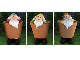 Gnome sweet gnome see, hear, speak no evil statue. See No Evil Hear No Evil Speak No Evil Large Decorative Garden Gnome Plant Pot Set Of 3 Gnome Plant Pots 24 718 Gnomelands