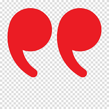 Red quotation marks, Quotation marks in English Direct speech , quotation  marks transparent background PNG clipart | HiClipart