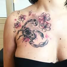 Most tattoos assume that they can ignore the old tattoo and cover it up with any color that they like. Bloody Evi Merci Sandrine Tattoo Cover Coverup Covertattoo Scorpio Scorpiotattoo Flowers Cherryblossom Cherryblossomtattoo Inkedgirl Flowertattoo Flowerstagram Watercolorpainting Watercolor Watercolortattoo Graphic Graphictattoo