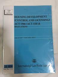 Laws of malaysia for housing development, jmb & management corporation. Housing Development Act 1966 Textbooks On Carousell