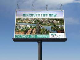 But still, now billboard ads for the real estate are compulsory for better accessibility. Billboard Inno Geocity Real Estate Real Estate Advertising Real Estate Ads Real Estate