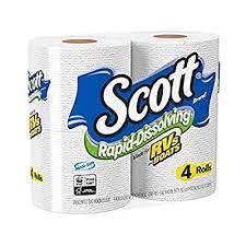 Check spelling or type a new query. Buy Scott Rapid Dissolving Toilet Paper Bath Tissue For Rv Boats 4ct Packs X 12 48 Rolls Online In Indonesia B00bl0wsi0