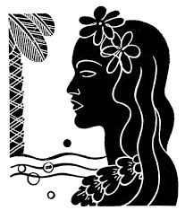 Black And White Hawaiian Shirt Clipart Retro Clip Art Hawaiian Ladies Dancers Black And White Drawing Art Background Graphics Fairy