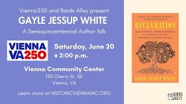 Vienna250 Author Series: Gayle Jessup White