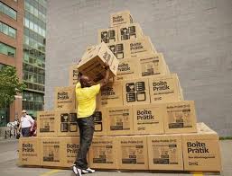 Ikea S Cardboard Outdoor Posters Fold Down Into Moving Boxes Adweek Moving Day Moving House Packing Moving House