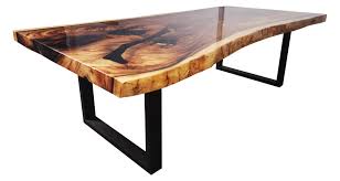 Maybe you would like to learn more about one of these? Custom Made Live Edge High Gloss Epoxy Resin Finish Table With Metal Legs 110 X 45 By Ltj Arbor Custommade Com