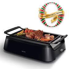 Amazon Com Philips Smoke Less Indoor Bbq Grill Avance Collection Hd6371 94 Kitchen Dining Indoor Bbq Indoor Grill Bbq Grill