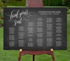 Printable Seating Chart Template Instant Download Editable
