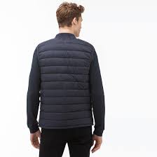 Lacoste Erkek Kaz Tuyu Lacivert Kapitone Yelek Bh9415 Occasion