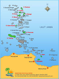 Paket wisata pulau seribu harga bersahabat, fasilitas lengkap! Peta Wisata Pulau Seribu Kepulauan Pulau Peta