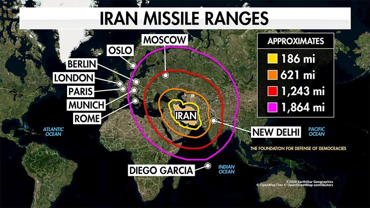 Trump proven right on Iran's long-range missile capability as regime  targets US-UK base, experts say