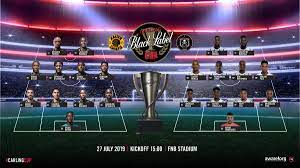 The 2019 edition of the derby between two of the countries fiercest football rivals reached fever pitch on saturday the 27th of july at the fnb stadium in johannesburg. Carling Black Label On Twitter Champions We Heard Your Voice You Changed The Game Here S Your Carling Black Label Cup Starting Line Ups Will Amakhosi Manage To Win 3 Titles In A