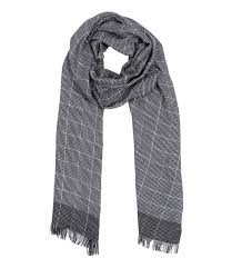 Black And White Checkered Scarf Men S Vincent Black And White Checkered Scarf At Amazon Men S Clothing Store Fashion Scarves Fashion Scarves Cold Weather Scarf Styles Plaid Fashion Fashion