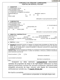 Este util pentru inregistrarea in contabilitate a cheltuielilor efectuate cu un autoturism apartinand altei persoane. Contract Vanzare Cumparare Pentru Un Vehicul Folosit Pdf Pdf