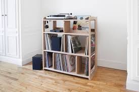 Portee Le Sur Mesure Du Meuble Pour Les Platines Vinyles Mariekke Meuble Vinyle Meuble Pour Platine Vinyle Rangement Vinyle