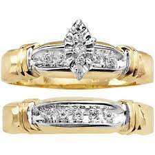 After your wedding ceremony ring is positioned in your finger. Fingerhut 10k Gold Diamond Bridal Set