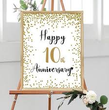 Since the beginning of this epic celebration, we've been treating you to tons of special activities, intense anniversary missions, spectacular customization elements, and other surprises. Happy 10th Anniversary Cheers To 10 Years 10th Wedding Etsy