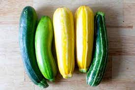 When you slice into a ripe zucchini, it should have a buttery texture and the inside will look yellowish, white, or slightly green. Zucchini