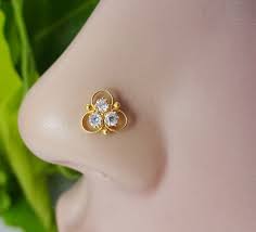 Indian Nose Ring Indian Nose Hoop Medusa Piercing Nose Stud Gold Nose Stud Indian Nose Stud Nose Jewelry Cartilage Arm Band Jewelry Indian Nose Ring Nose Hoop