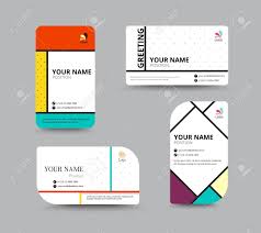 A business card should look decent and professional as it conveys all basic information about an business person and his or her company. Business Card Template Name Card Design For Business Include Royalty Free Cliparts Vectors And Stock Illustration Image 41841434