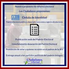 Definición y carácteres de padron electoral en derecho mexicano concepto de padron electoral que proporciona el diccionario jurídico mexicano (1994), de la suprema corte de justicia de la. La Falta De Depuracion Las Ciudadanos Por La Libertad Facebook